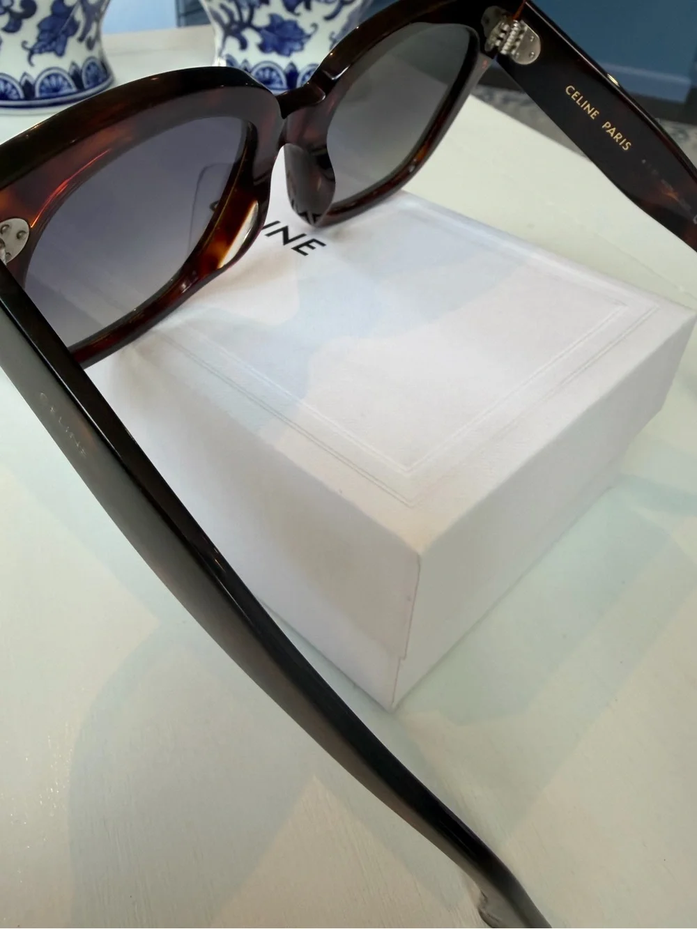 Céline Sunglasses Tortoise Polarized Brown Lenses with Case, Box + Original Tags